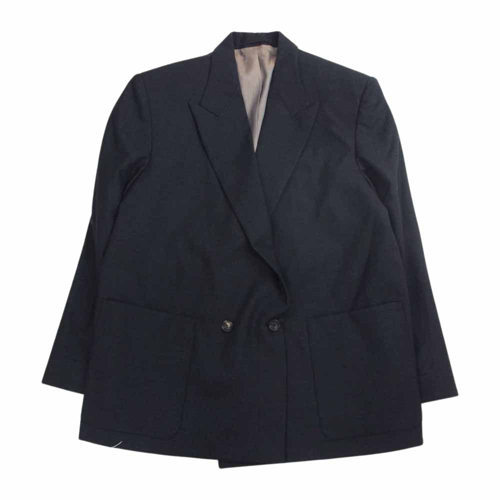 FEAR OF GOD フィアオブゴッド FG60-001PWS DOUBLE BREASTED WOOL BLAZER ピークドラペル ダブルブレスト ウール ブレザー テーラードジャケット チャコール系 48【美品】【中古】