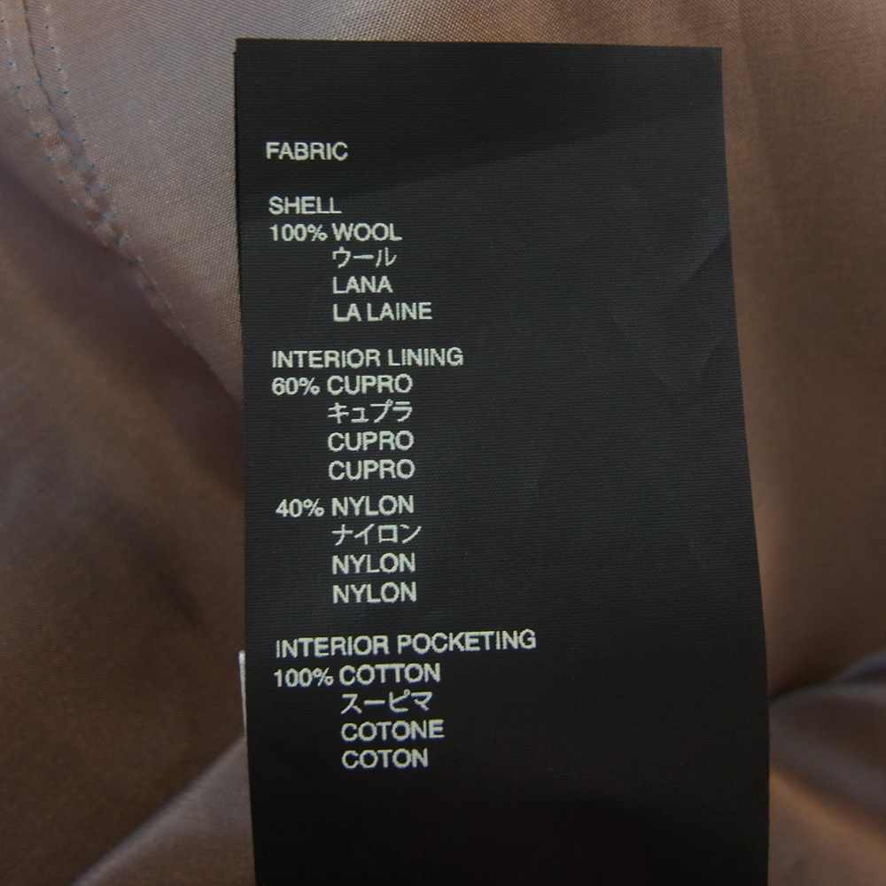 FEAR OF GOD フィアオブゴッド FG60-001PWS DOUBLE BREASTED WOOL BLAZER ピークドラペル ダブルブレスト ウール ブレザー テーラードジャケット チャコール系 48【美品】【中古】