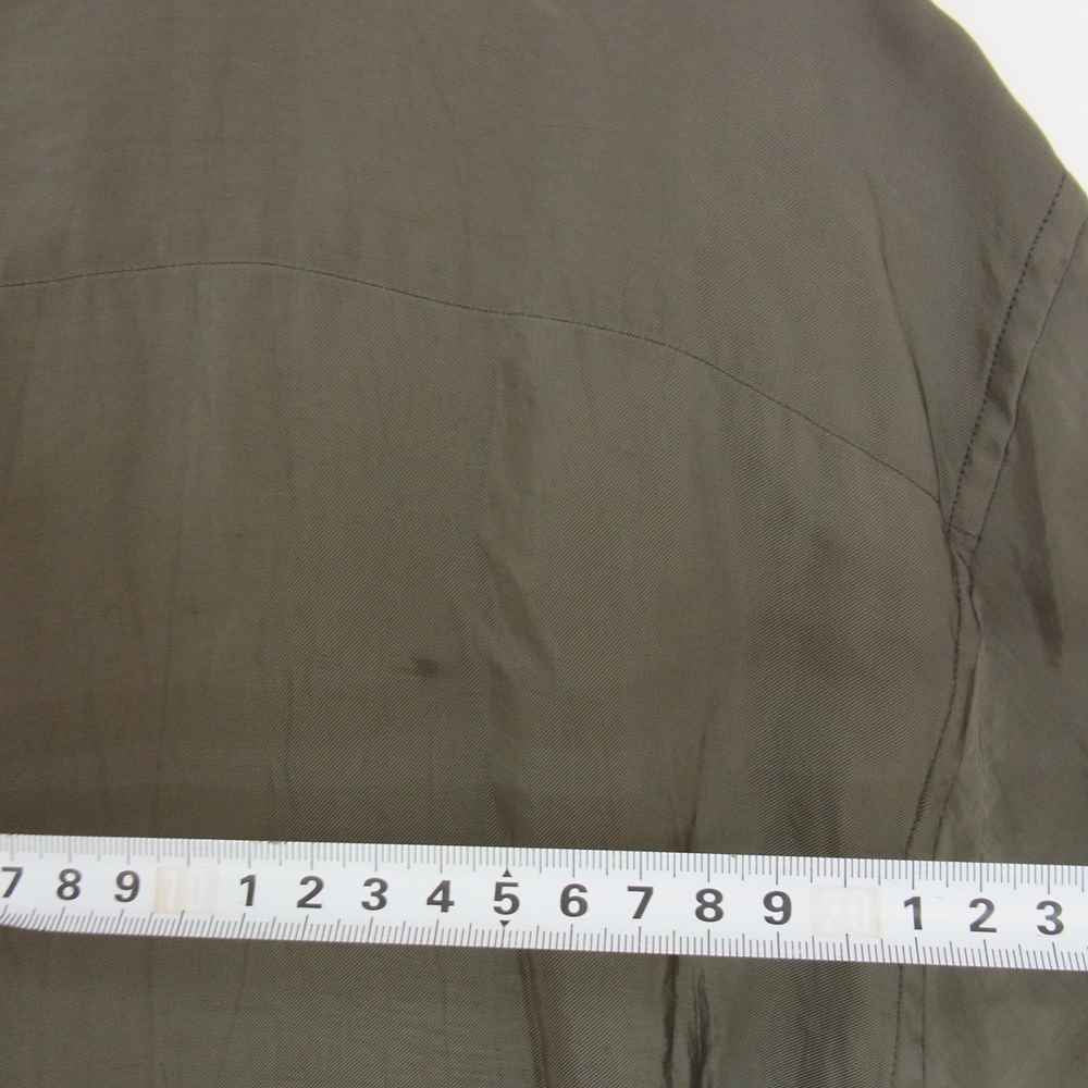 オーエーエムシー 国内正規品 20SS OAMQ602260 Alpha Shirt レーヨン混 アルファ ベースボール 半袖 シャツ カーキ系 M【中古】