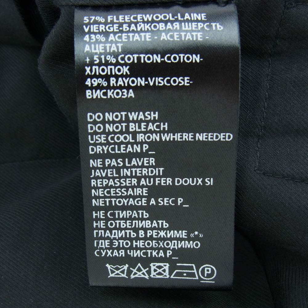 ANN DEMEULEMEESTER アンドゥムルメステール バックストラップ ジレ ベスト ブラック系 M【美品】【中古】