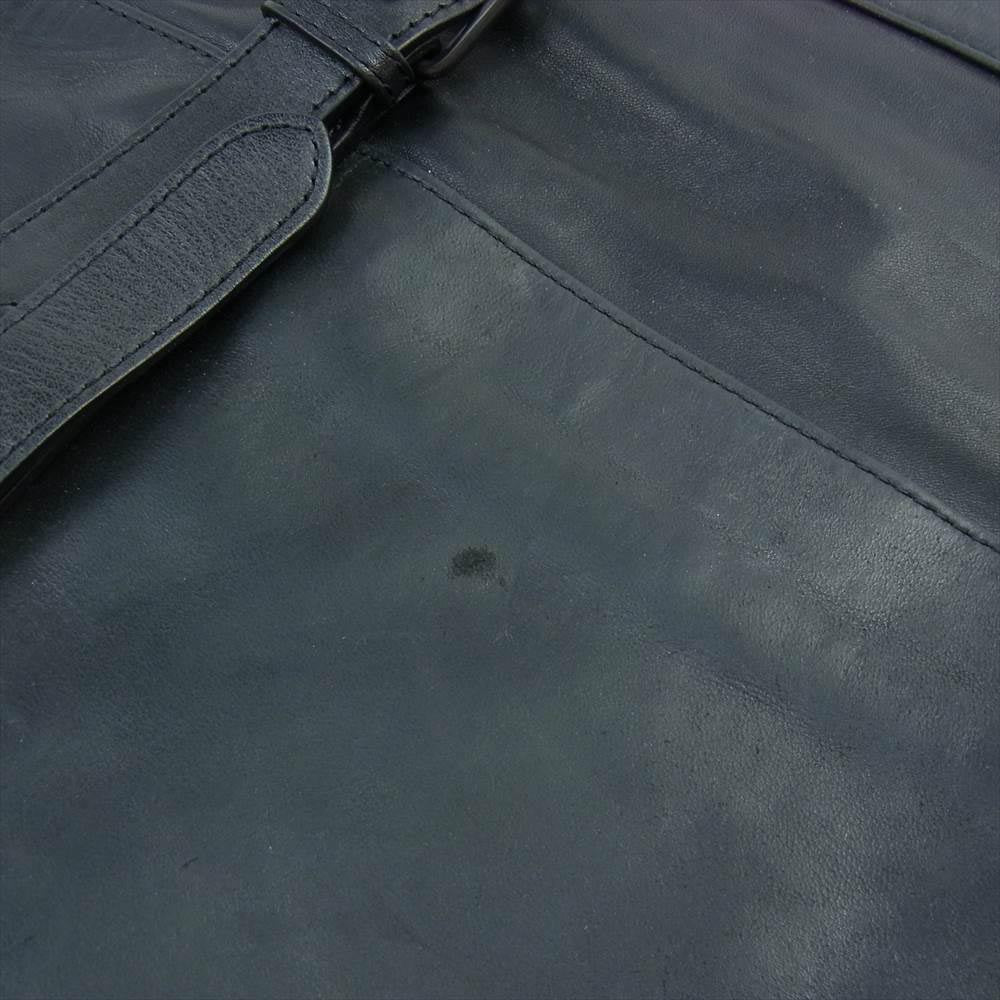 PATRICK STEPHAN パトリックステファン アトリエバッグ Mサイズ レザー 2WAY ショルダー トートバッグ ブラック系【中古】