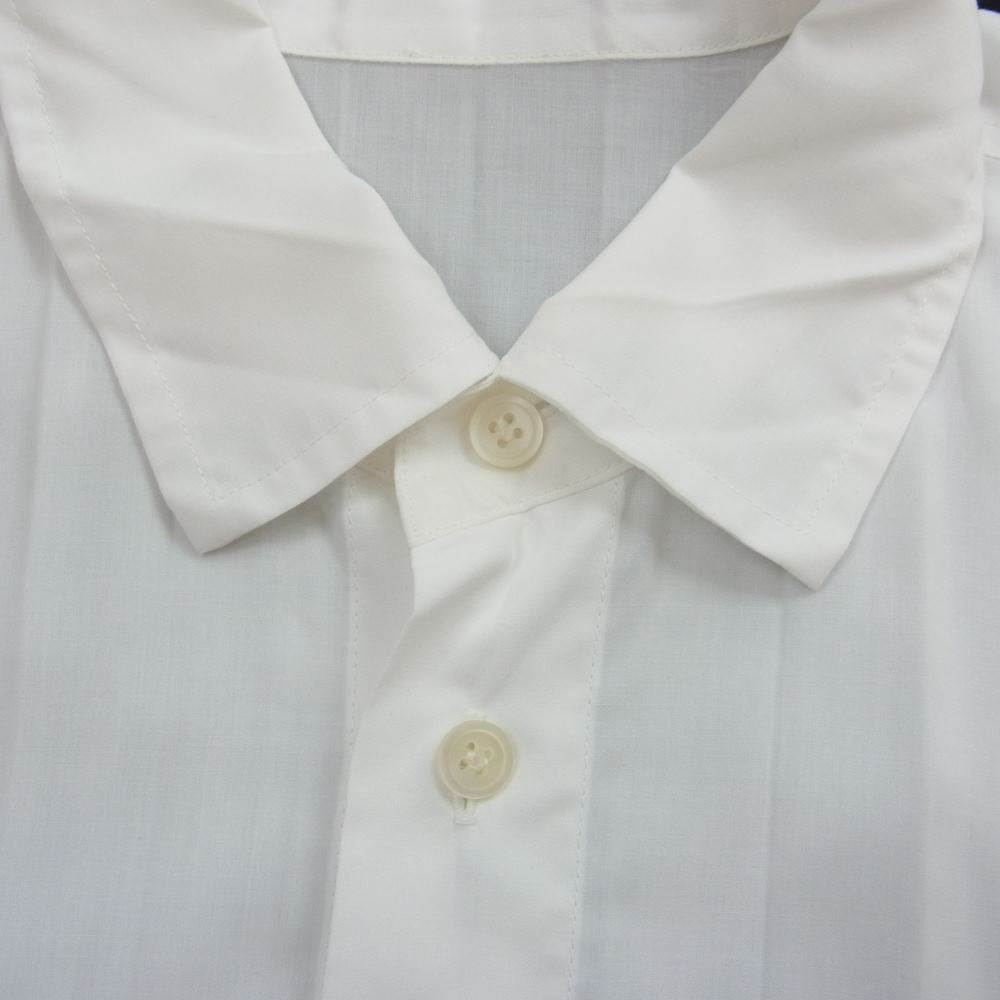 ISSEY MIYAKE イッセイミヤケ HOMME PLISSE オムプリッセ HP91FJ019 プリーツ加工 長袖 エッジシャツ ホワイト系 3【中古】
