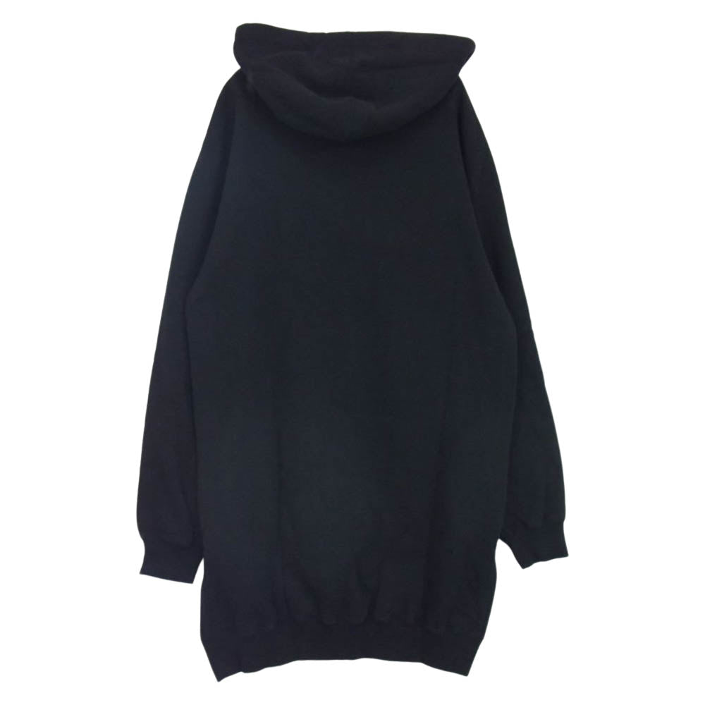 COMME des GARCONS HOMME PLUS コムデギャルソンオムプリュス 21SS PG-T030 段違い サイドジップ ジップアップ パーカー ブラック系 L【中古】