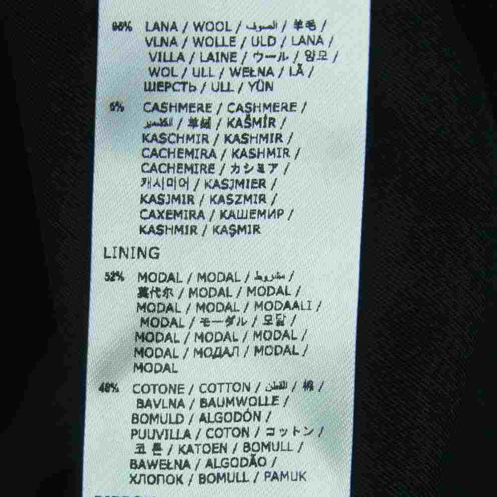 ANN DEMEULEMEESTER アンドゥムルメステール 2102-M-JA33-195-099 国内正規品 Andrea Bomber カシミヤ混ウール アンドレア ボンバー ジャケット ブラック系 M【中古】