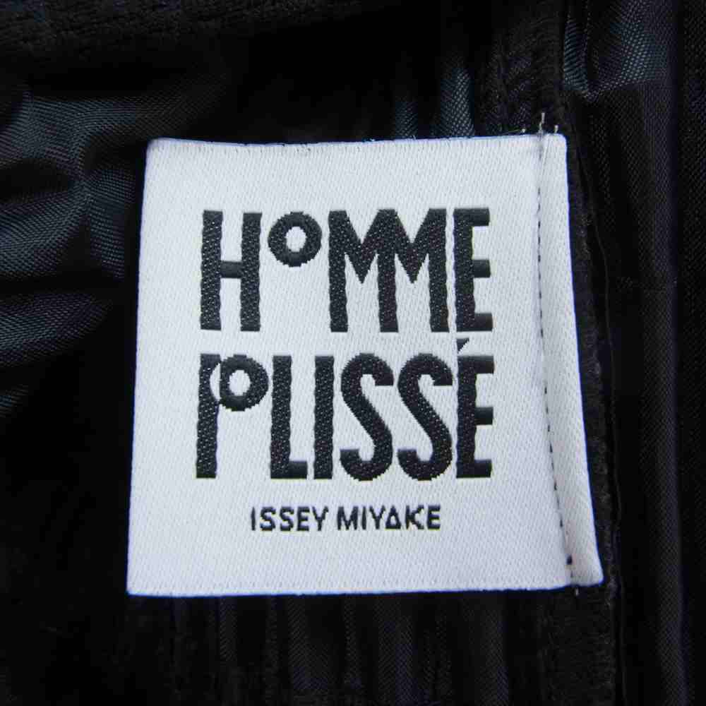 ISSEY MIYAKE イッセイミヤケ HOMME PLISSE オムプリッセ HP91JD205 プリーツ加工 テーラードジャケット ブラック系 4【美品】【中古】