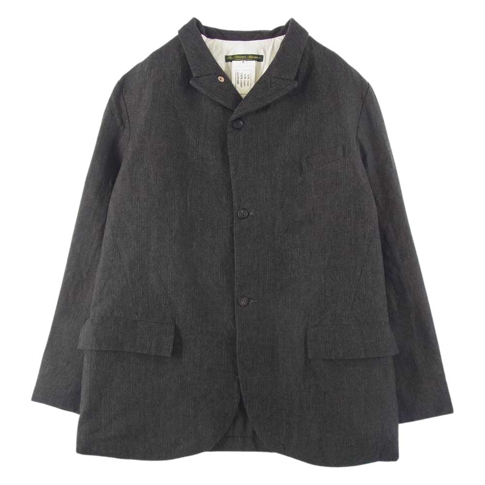 Paul Harnden ポールハーデン Men's Blazer Jacket メンズ ウール リネン ブレザー ジャケット グレー系 XL【美品】【中古】