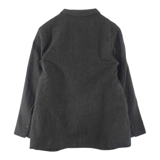 Paul Harnden ポールハーデン Men's Blazer Jacket メンズ ウール リネン ブレザー ジャケット グレー系 XL【美品】【中古】