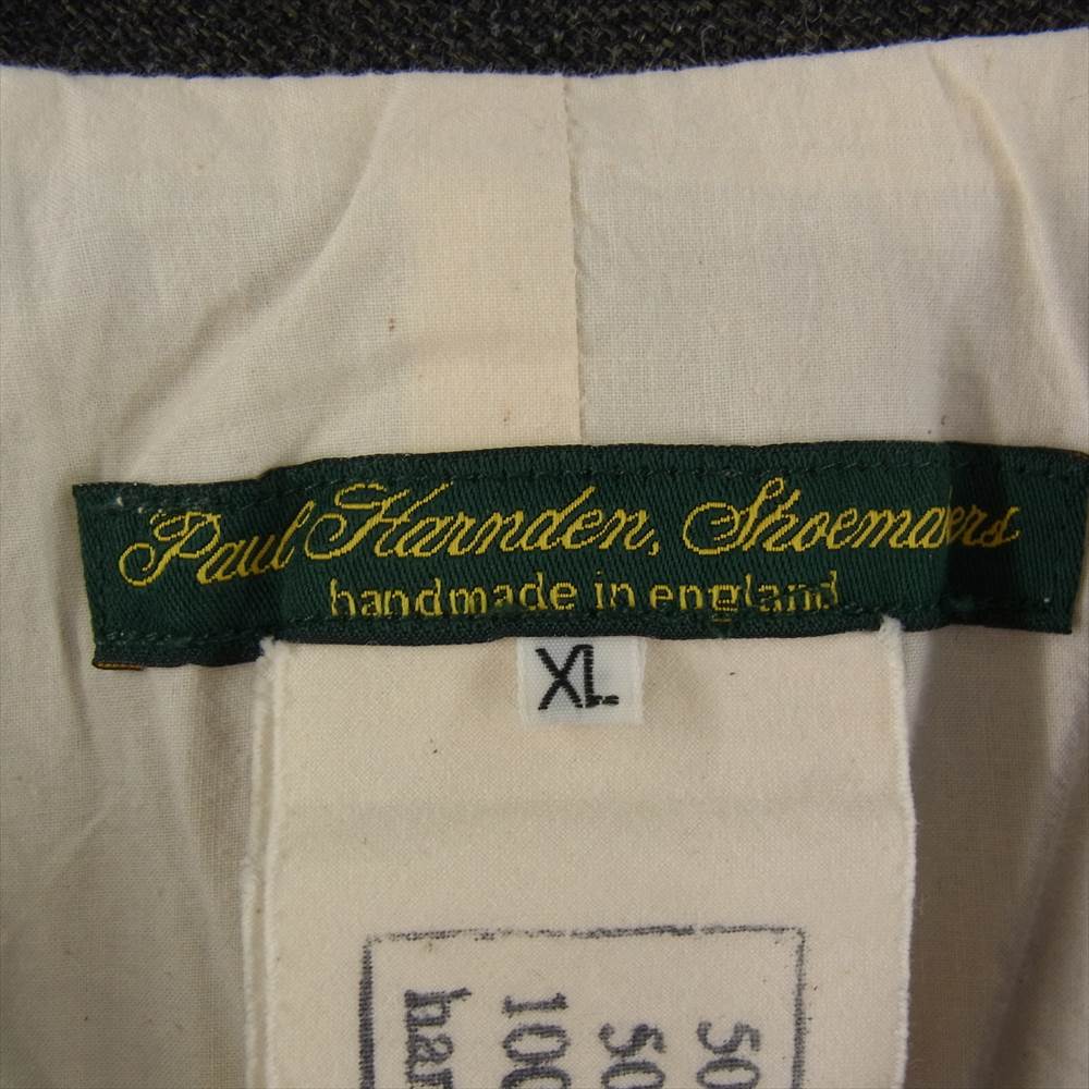 Paul Harnden ポールハーデン Men's Blazer Jacket メンズ ウール リネン ブレザー ジャケット グレー系 XL【美品】【中古】