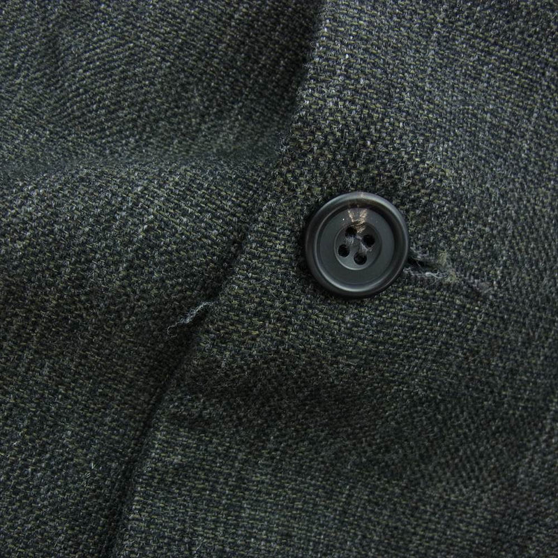 Paul Harnden ポールハーデン Men's Blazer Jacket メンズ ウール リネン ブレザー ジャケット グレー系 XL【美品】【中古】