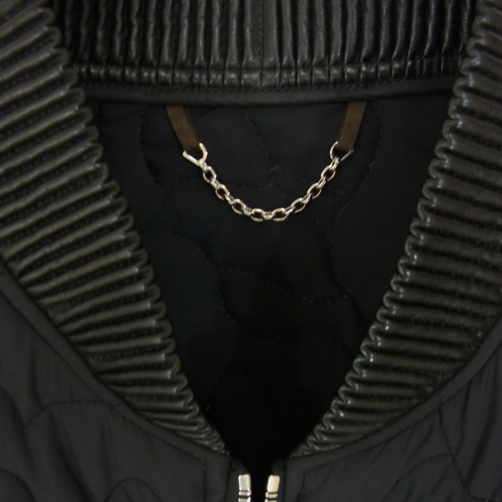 LOUIS VUITTON ルイ・ヴィトン HAB08WPPX 国内正規品 中綿 キルティング ジャケット ブラック系 54【中古】