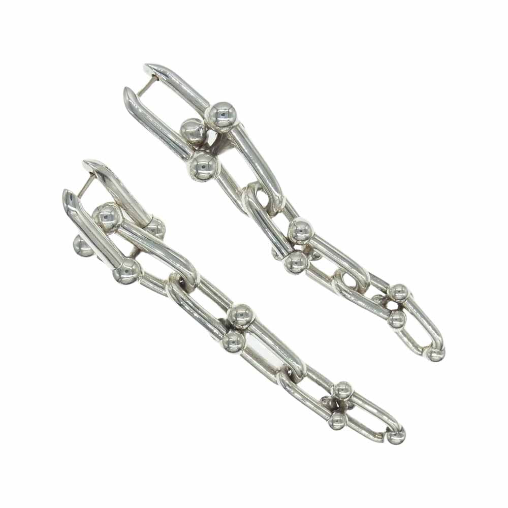 TIFFANY&Co. ティファニー ハードウェア グラジュエイテッド リンク ピアス 両耳用 シルバー系【中古】