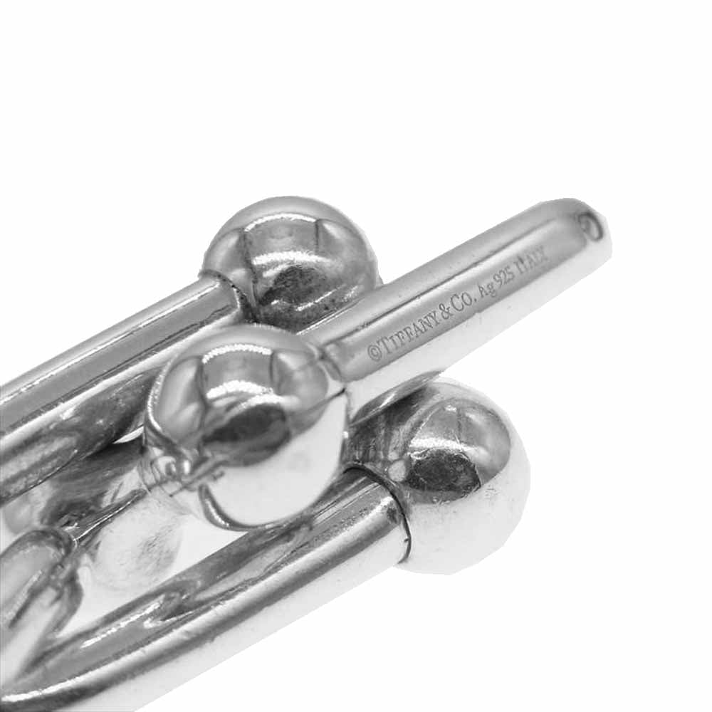 TIFFANY&Co. ティファニー ハードウェア グラジュエイテッド リンク ピアス 両耳用 シルバー系【中古】