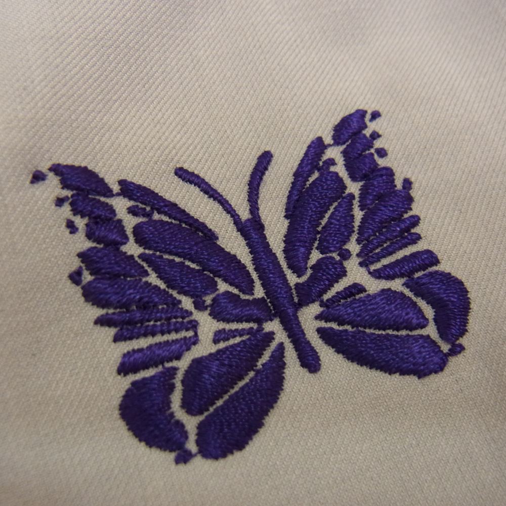 Needles ニードルス 22SS KP129 FRINGE BOOT-CUT TRACK PANT フリンジ ブーツカット トラックパンツ グレー系 S【中古】