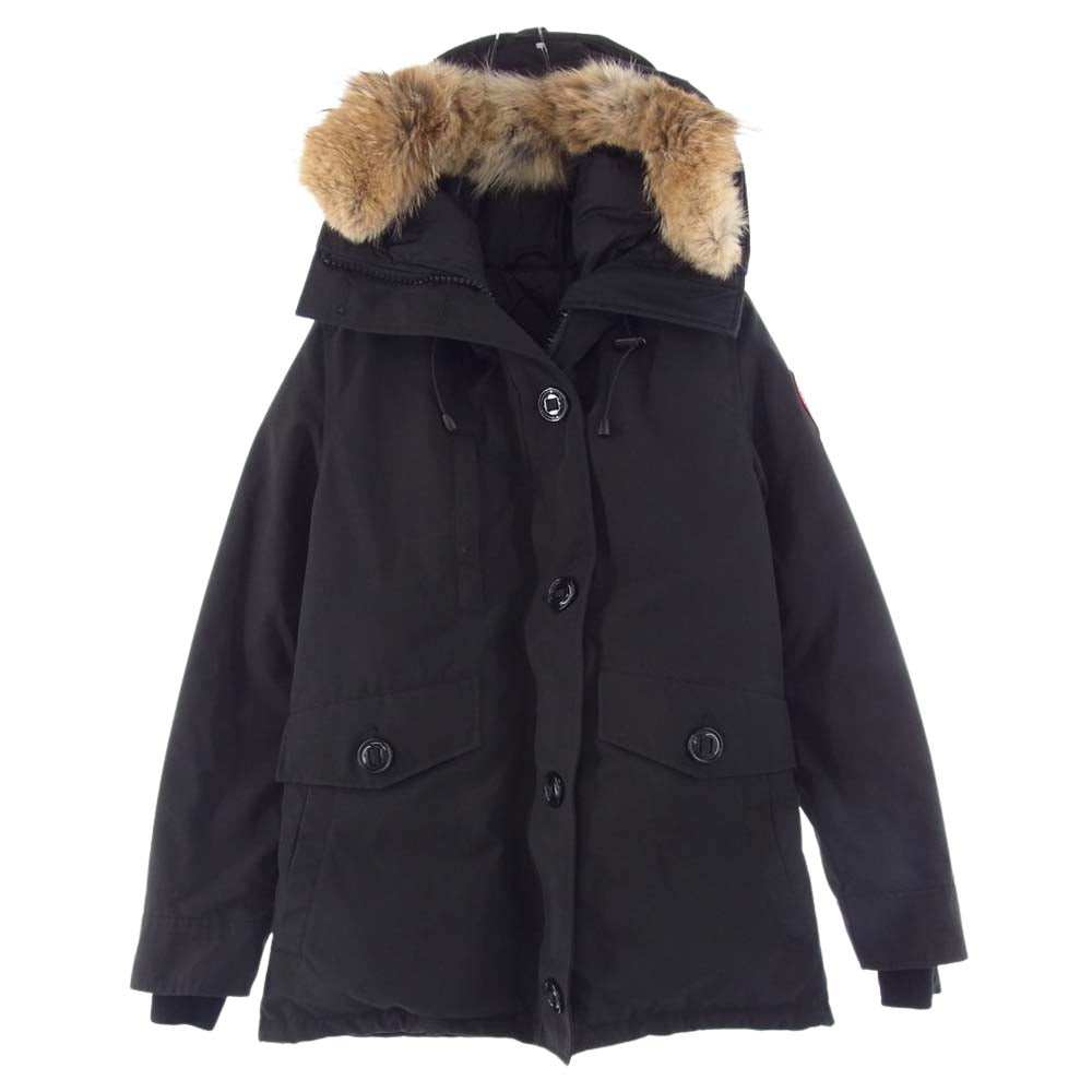 CANADA GOOSE カナダグース 2300JL 国内正規品 サザビーリーグ CHARLOTTE PARKA シャーロット ダウン ジャケット ブラック系 165/88A【美品】【中古】