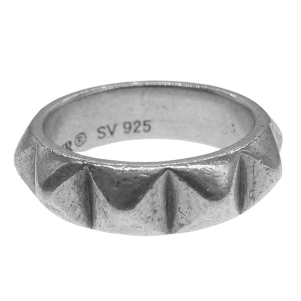 HYSTERIC GLAMOUR ヒステリックグラマー SV925 スタッズ リング シルバー系 18号【中古】