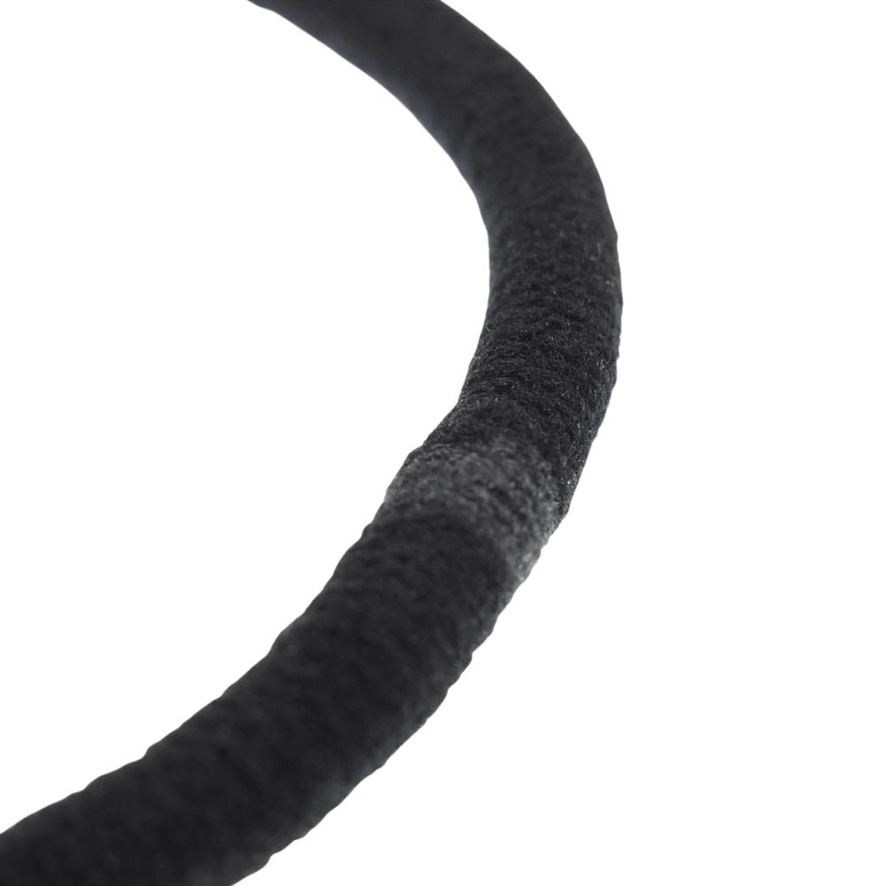 CHROME HEARTS クロムハーツ（原本有） HAIRBAND ハートボタン コンチョ ヘアゴム シルバー系【中古】