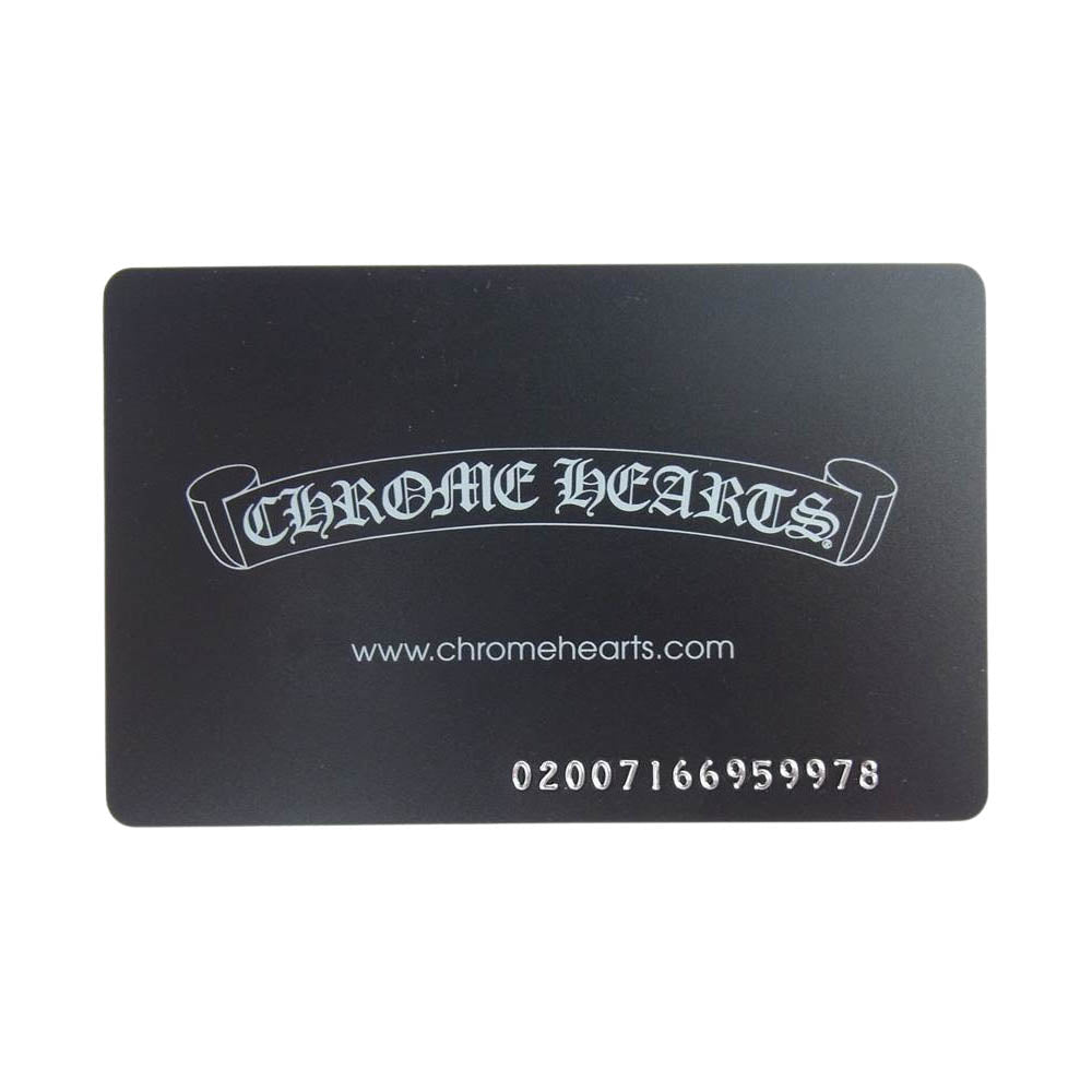 CHROME HEARTS クロムハーツ（原本有） HAIRBAND ハートボタン コンチョ ヘアゴム シルバー系【中古】