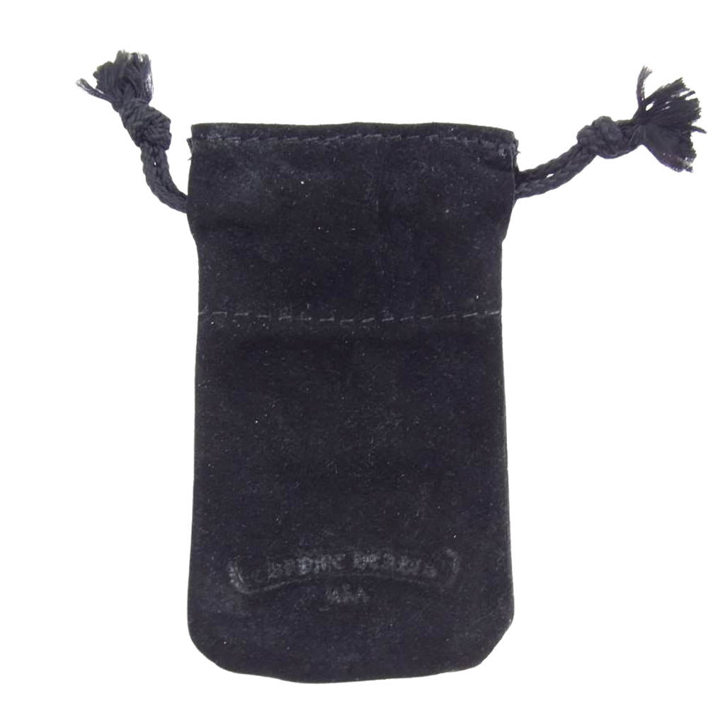 CHROME HEARTS クロムハーツ（原本有） HAIRBAND ハートボタン コンチョ ヘアゴム シルバー系【中古】