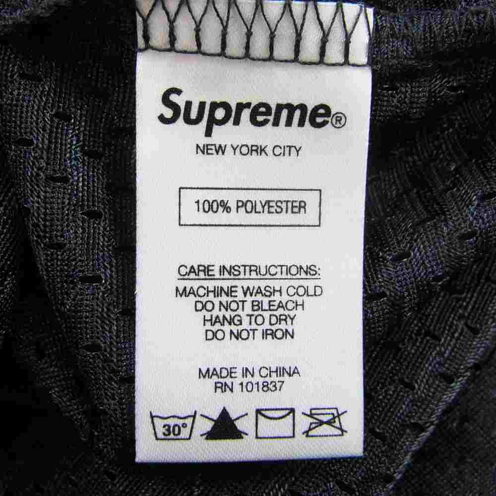 Supreme シュプリーム 20SS Glitter Football Top グリッター ロゴ メッシュ フットボール トップ ブラック系 M【新古品】【未使用】【中古】