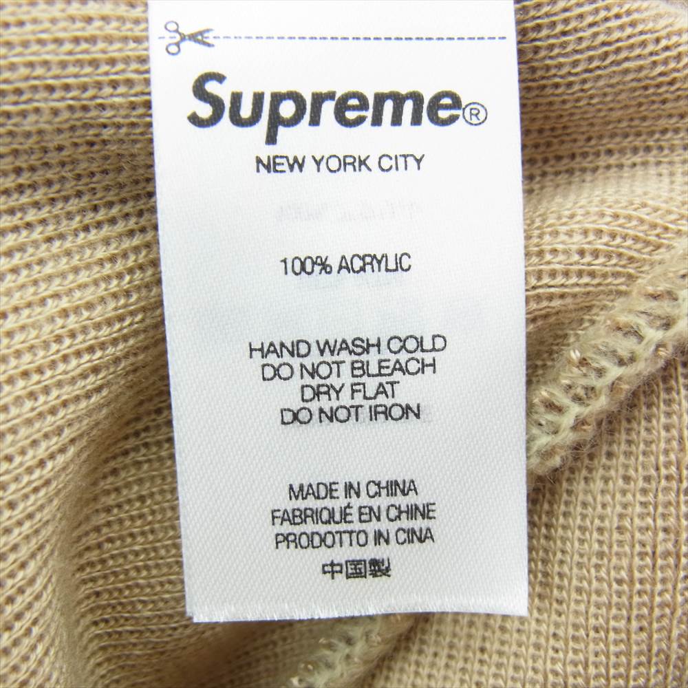 Supreme シュプリーム 21AW Dollar Beanie ダラー ビーニー ニット帽 ブラウン系【新古品】【未使用】【中古】