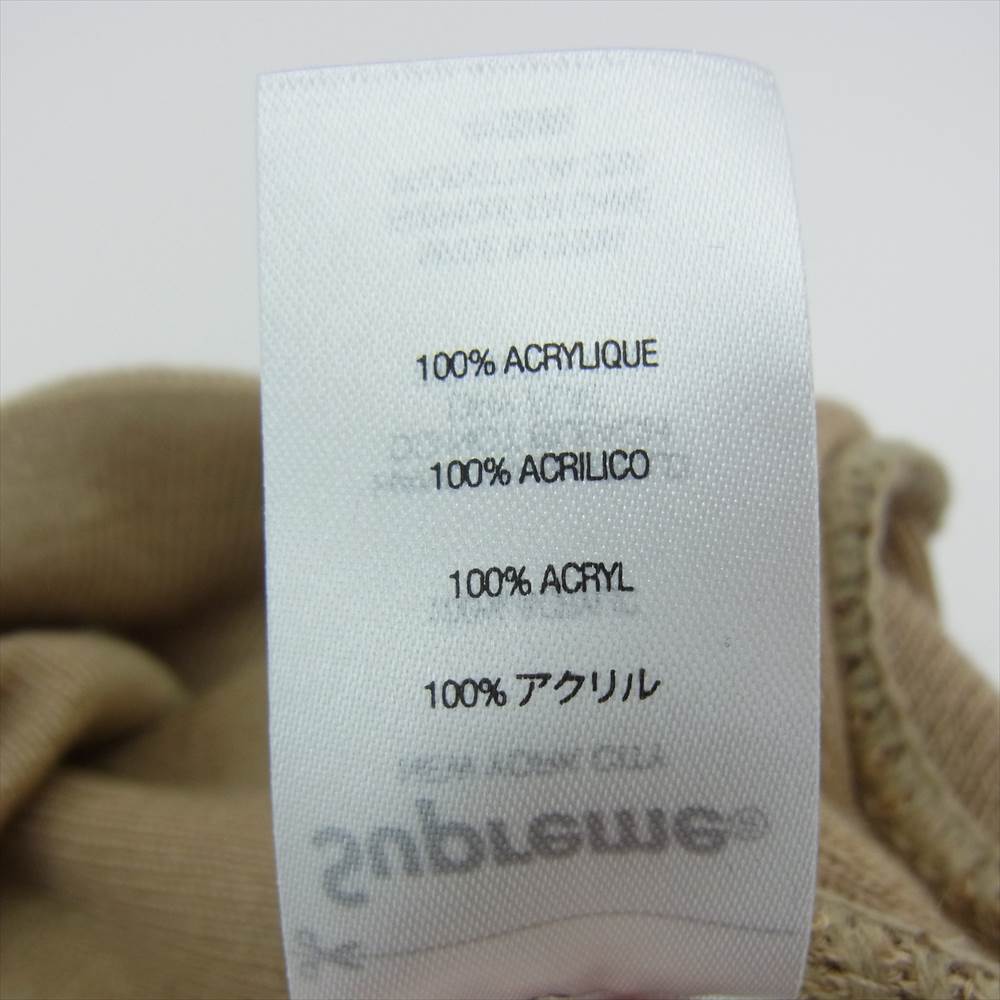 Supreme シュプリーム 21AW Dollar Beanie ダラー ビーニー ニット帽 ブラウン系【新古品】【未使用】【中古】