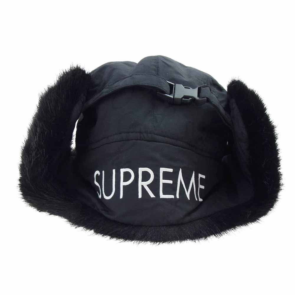 Supreme シュプリーム 18AW Flight Trooper Hat フライト トゥルーパーハット ボンバーハット フライトキャップ  ブラック系【中古】