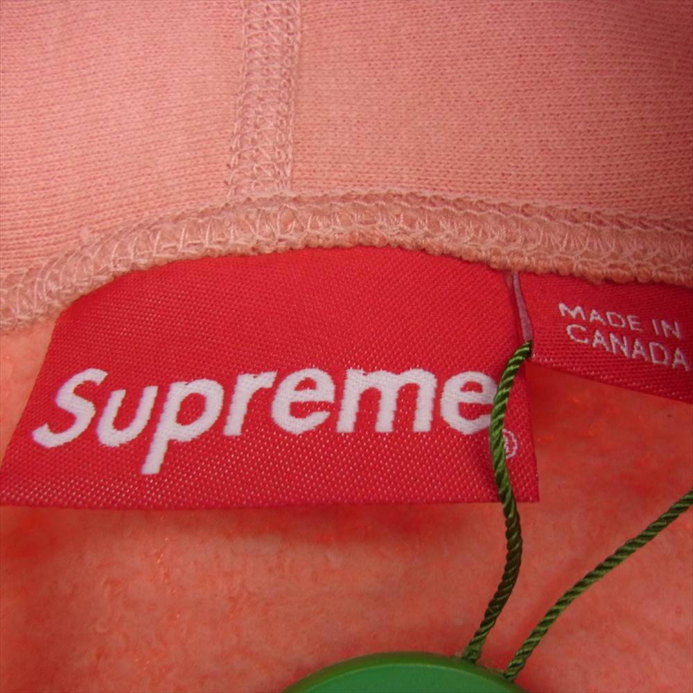 Supreme シュプリーム 21SS Small Box Hooded Sweatshirt スモール ボックスロゴ フーデッド パーカー オレンジ系 M【中古】