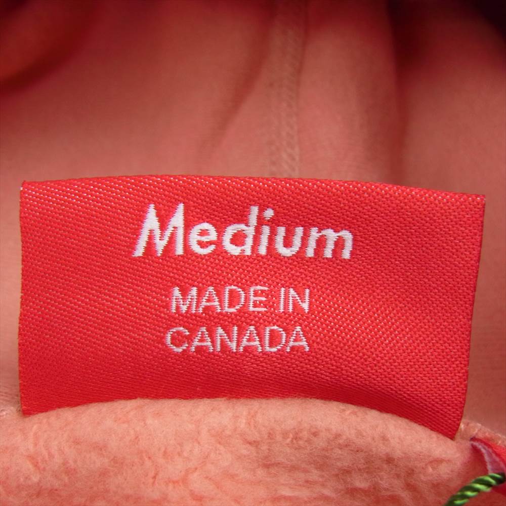 Supreme シュプリーム 21SS Small Box Hooded Sweatshirt スモール ボックスロゴ フーデッド パーカー オレンジ系 M【中古】