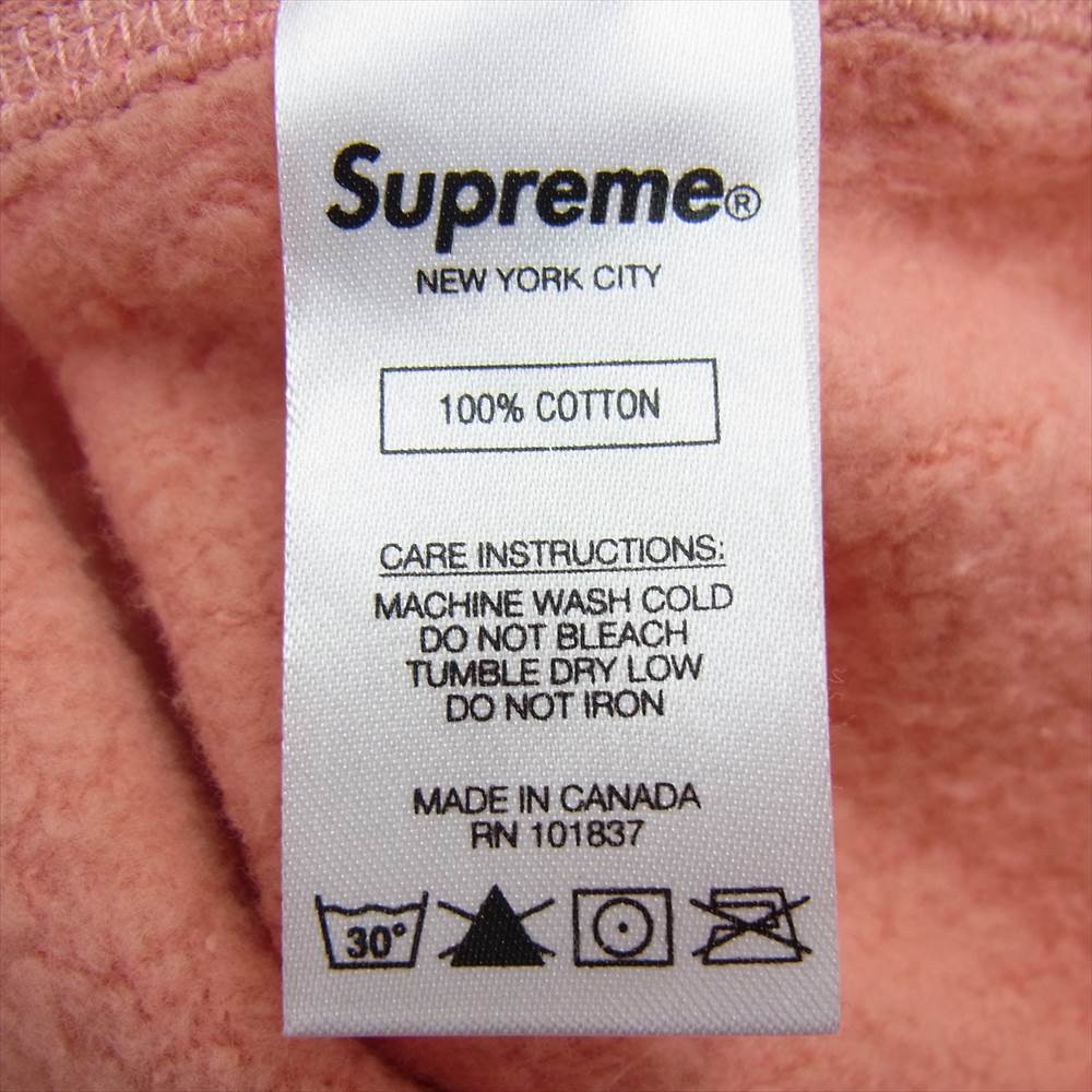 Supreme シュプリーム 21SS Small Box Hooded Sweatshirt スモール ボックスロゴ フーデッド パーカー オレンジ系 M【中古】