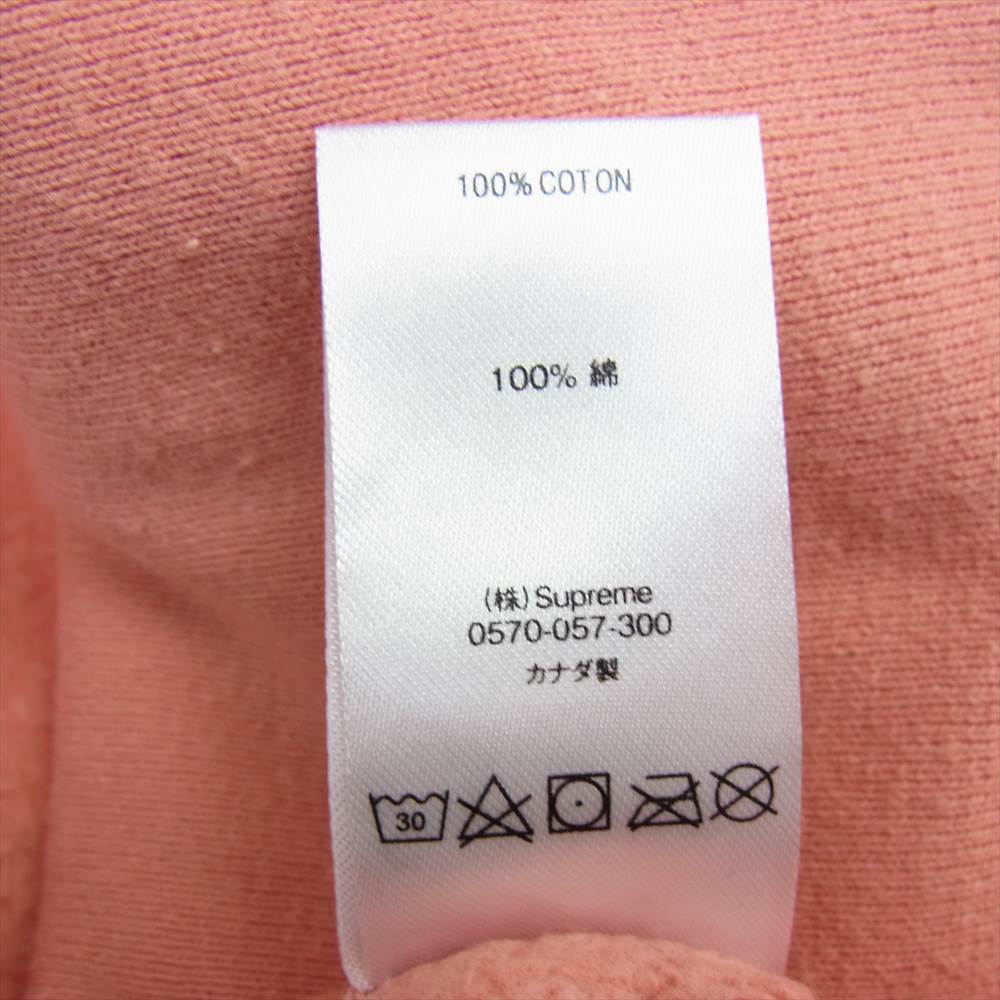 Supreme シュプリーム 21SS Small Box Hooded Sweatshirt スモール ボックスロゴ フーデッド パーカー オレンジ系 M【中古】