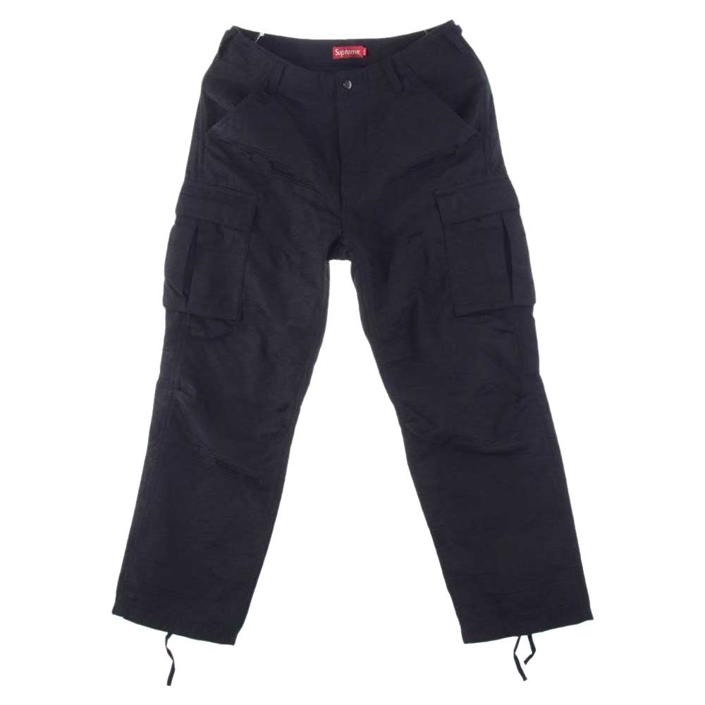 Supreme シュプリーム 21SS Floral Tapestry Cargo Pant フローラル タペストリー カーゴ パンツ ブラック系 32【中古】