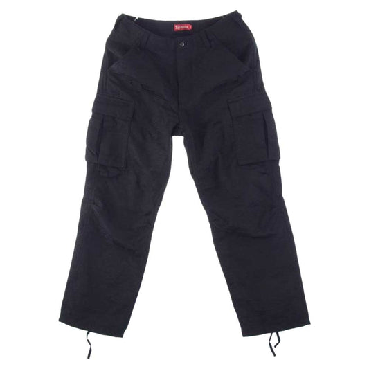 Supreme シュプリーム 21SS Floral Tapestry Cargo Pant フローラル タペストリー カーゴ パンツ ブラック系 32【中古】