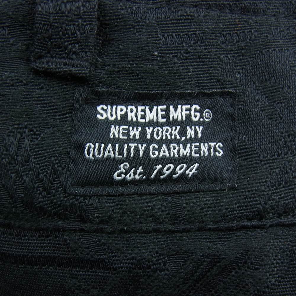 Supreme シュプリーム 21SS Floral Tapestry Cargo Pant フローラル タペストリー カーゴ パンツ ブラック系 32【中古】