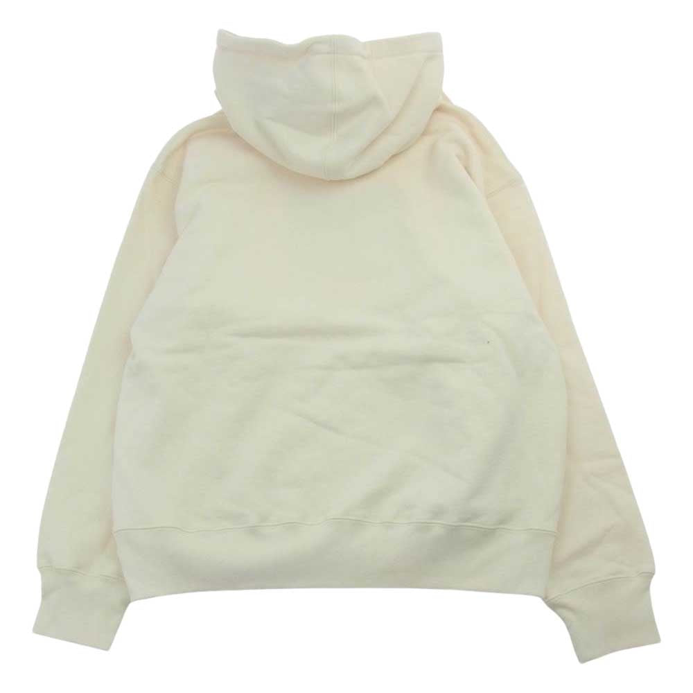 Supreme シュプリーム 20AW Enterprises Hooded Sweatshirt エンタープライズ フーデッド 刺繍 プルオーバー パーカー オフホワイト系 M【極上美品】【中古】