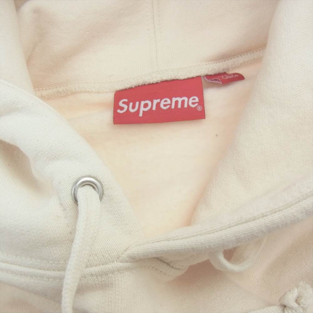 Supreme シュプリーム 20AW Enterprises Hooded Sweatshirt エンタープライズ フーデッド 刺繍 プルオーバー パーカー オフホワイト系 M【極上美品】【中古】