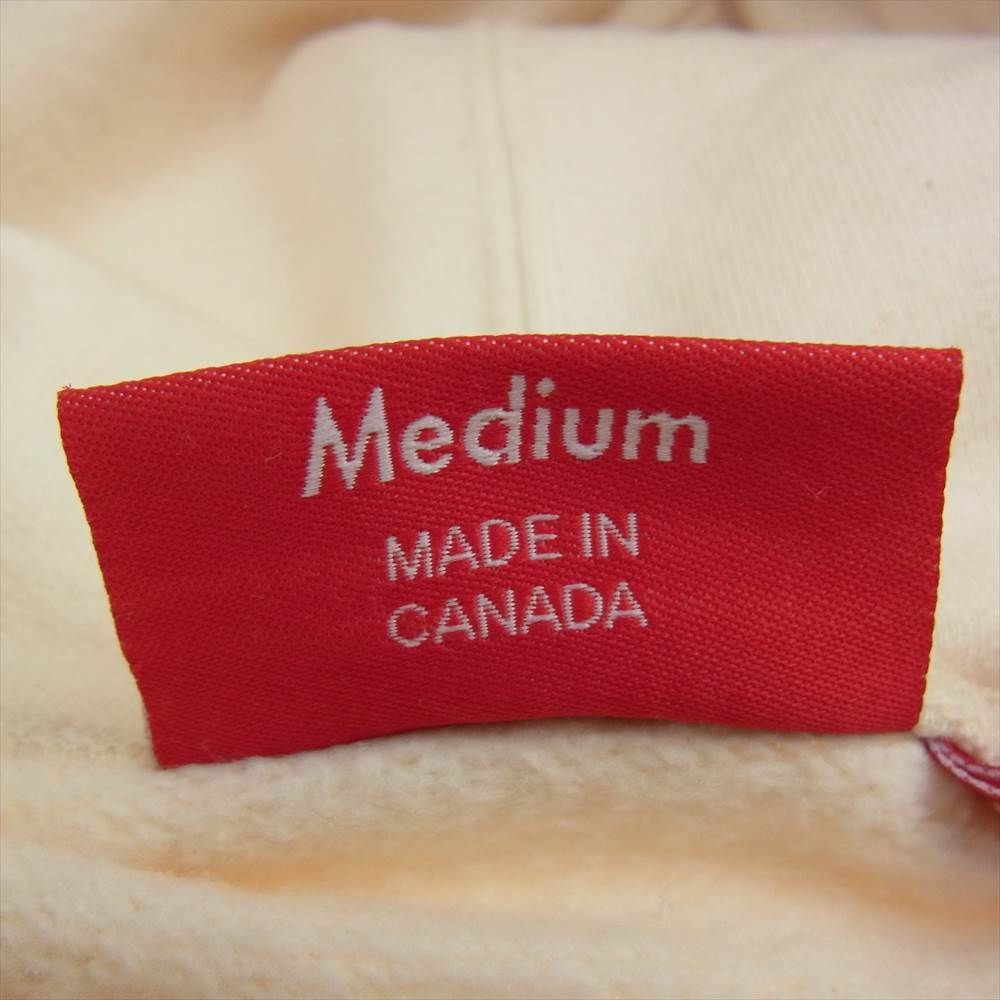 Supreme シュプリーム 20AW Enterprises Hooded Sweatshirt エンタープライズ フーデッド 刺繍 プルオーバー パーカー オフホワイト系 M【極上美品】【中古】
