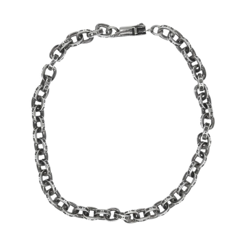 CHROME HEARTS クロムハーツ（原本無） ペーパーチェーン ブレスレット 8inch 8インチ シルバー系【中古】