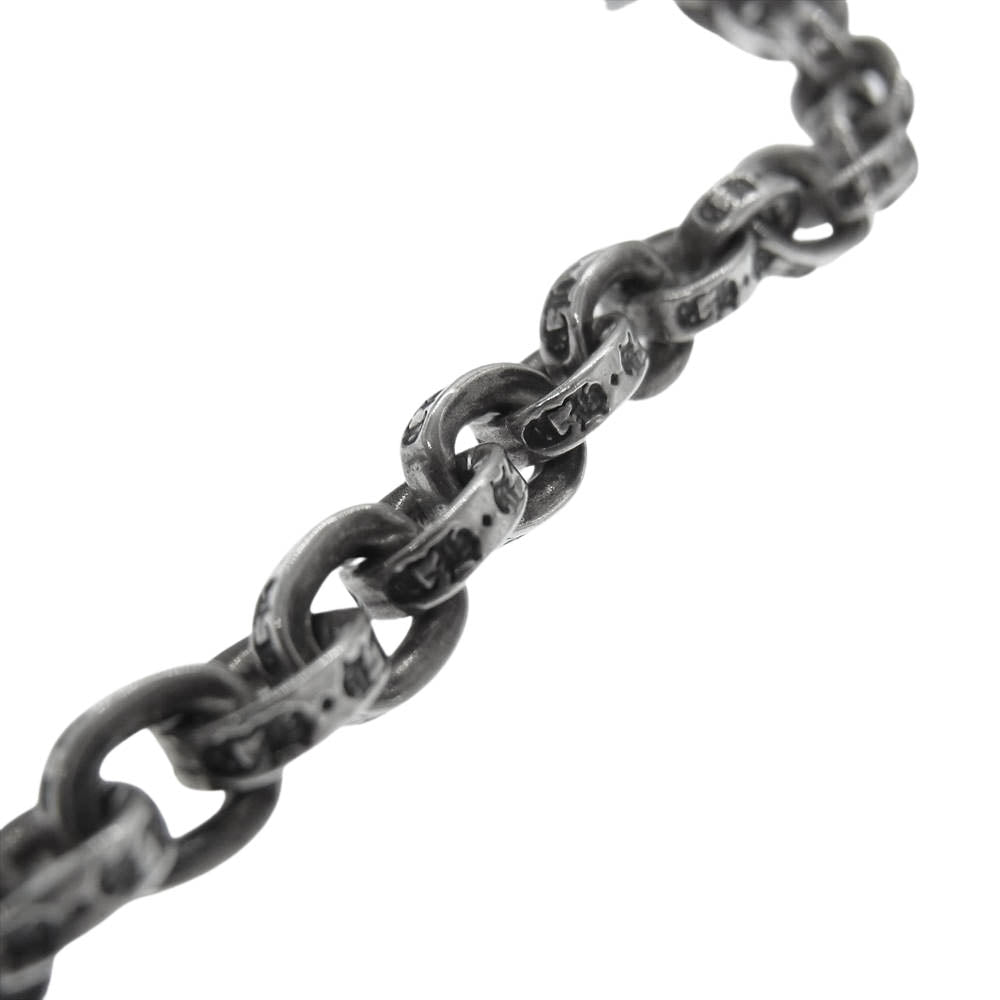CHROME HEARTS クロムハーツ（原本無） ペーパーチェーン ブレスレット 8inch 8インチ シルバー系【中古】