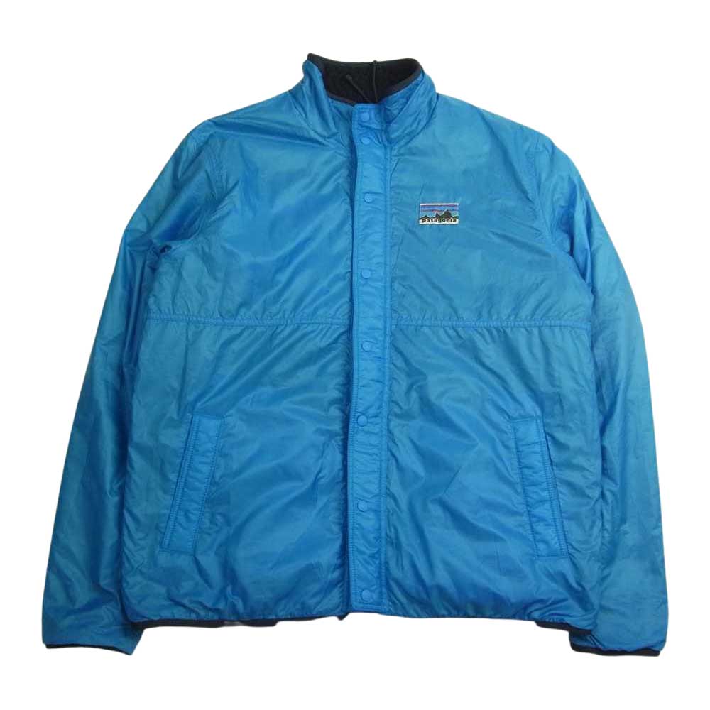 patagonia パタゴニア 18AW 26925F 18年製 限定 Woolie Fleece Reversible Jacket ウーリー フリース リバーシブル ジャケット ネイビー系 L【中古】