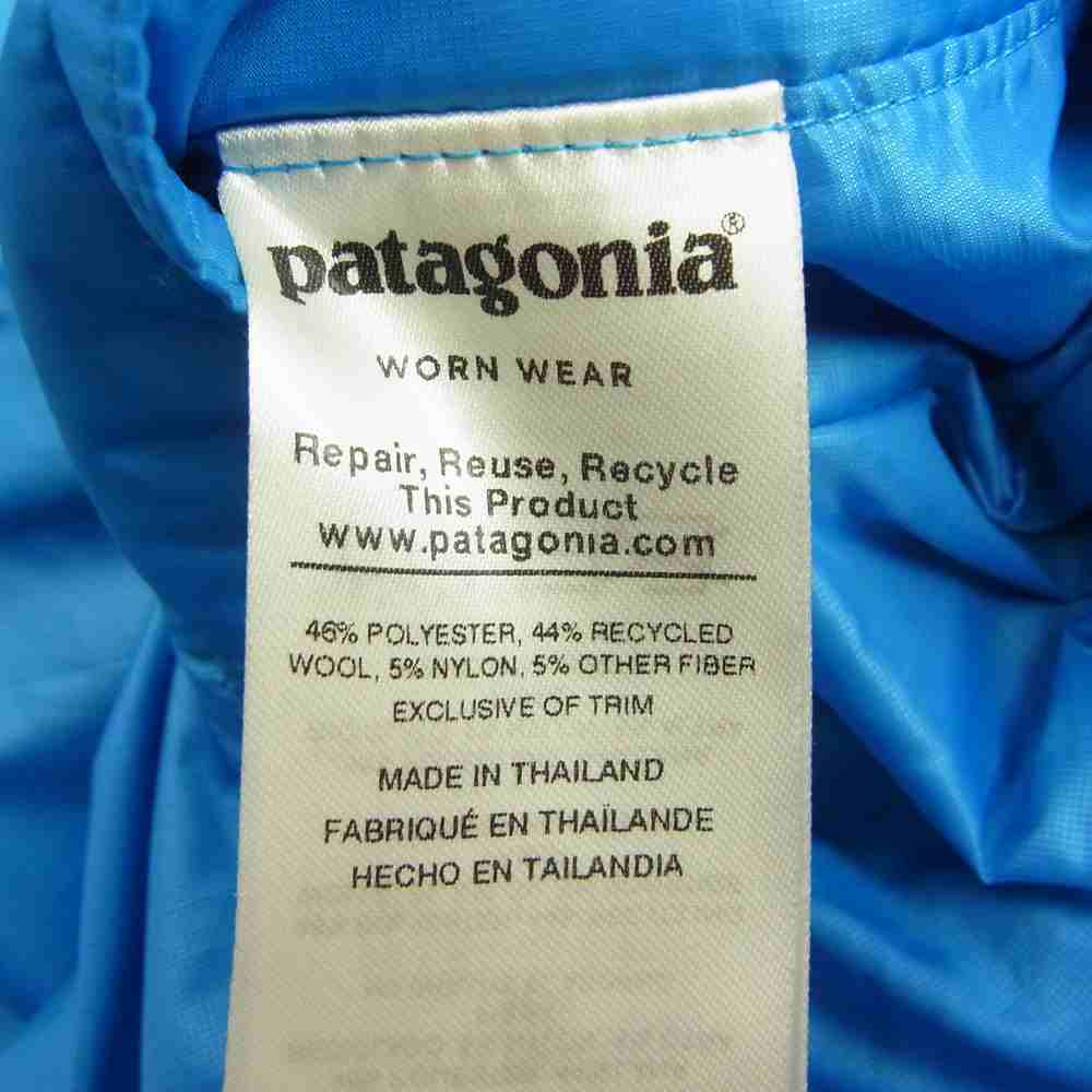 patagonia パタゴニア 18AW 26925F 18年製 限定 Woolie Fleece Reversible Jacket ウーリー フリース リバーシブル ジャケット ネイビー系 L【中古】