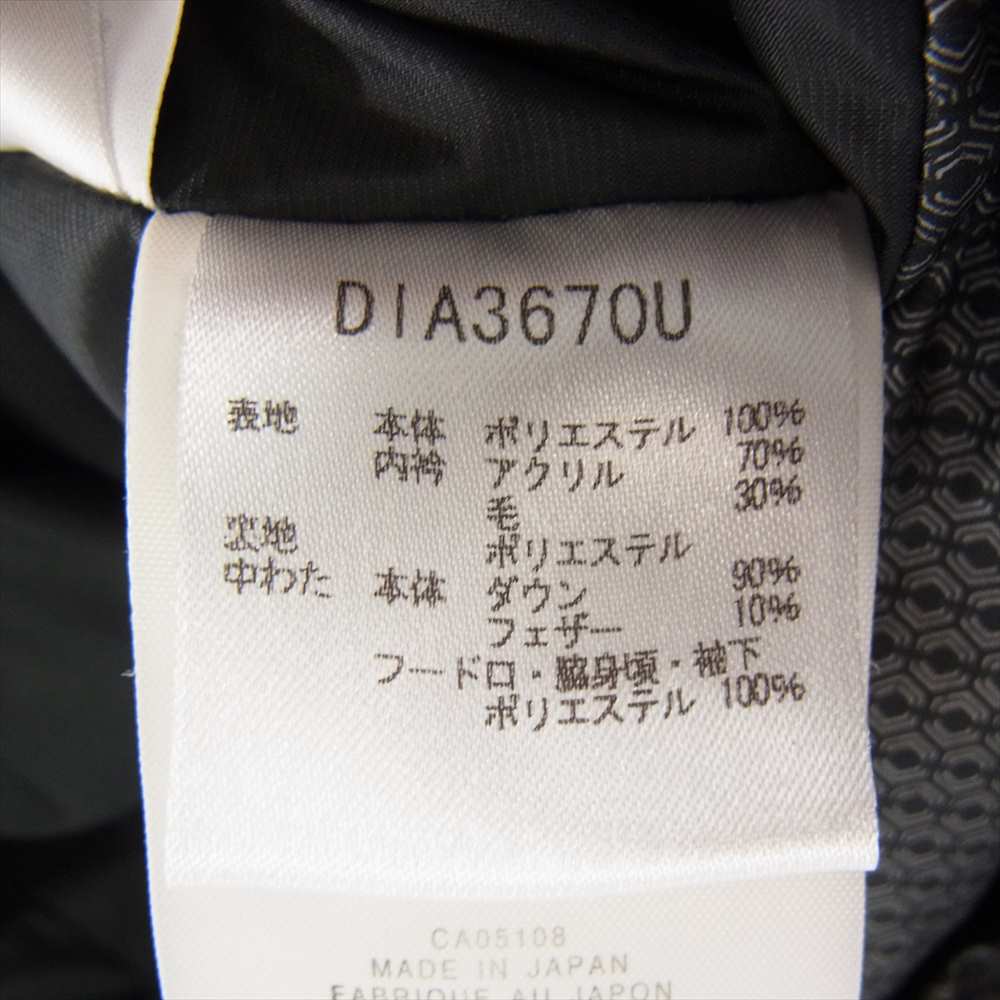 DESCENTE デサント DIA3670U MIZUSAWA DOWN JACKET MOUNTAINEER 水沢ダウン マウンテニア ダウンジャケット ブラック系 S【中古】