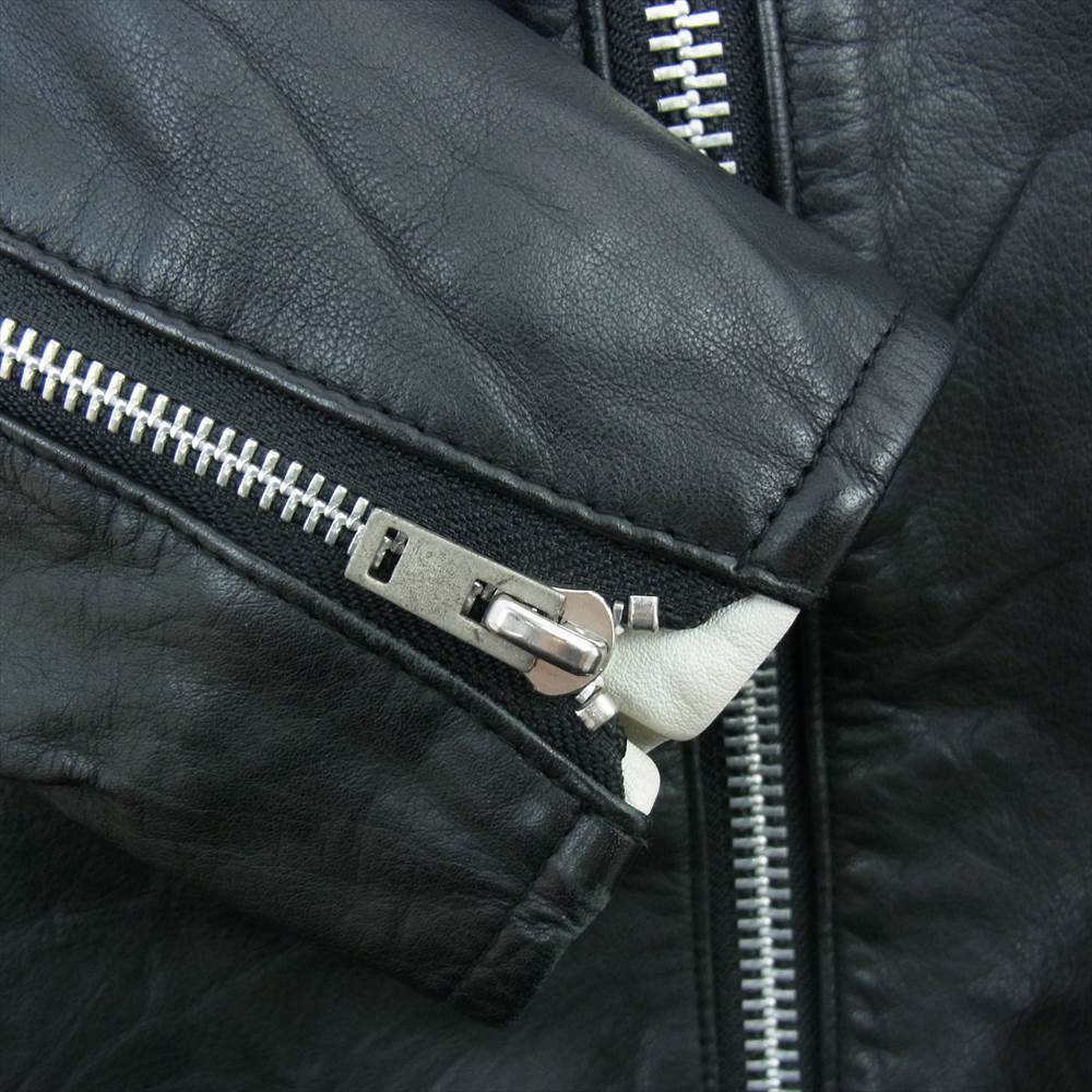 NEIGHBORHOOD ネイバーフッド 18AW TSNH-JK15 04AW FURY ダブル ライダースジャケット レザージャケット ブラック系 L【中古】