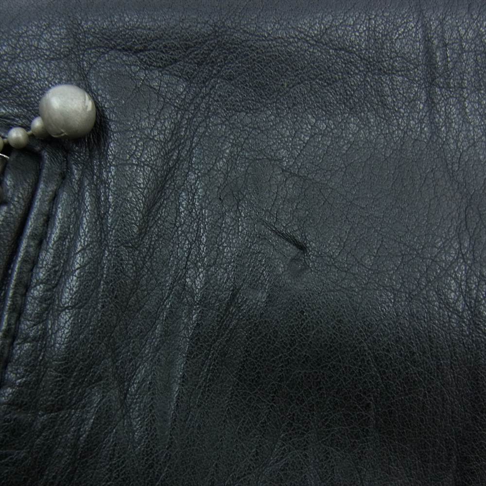 NEIGHBORHOOD ネイバーフッド 18AW TSNH-JK15 04AW FURY ダブル ライダースジャケット レザージャケット ブラック系 L【中古】