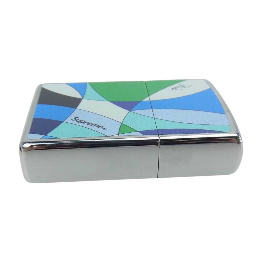 Supreme シュプリーム EMILIO PUCCI ZIPPO ジッポ ライター ブルー系 マルチカラー系【新古品】【未使用】【中古】