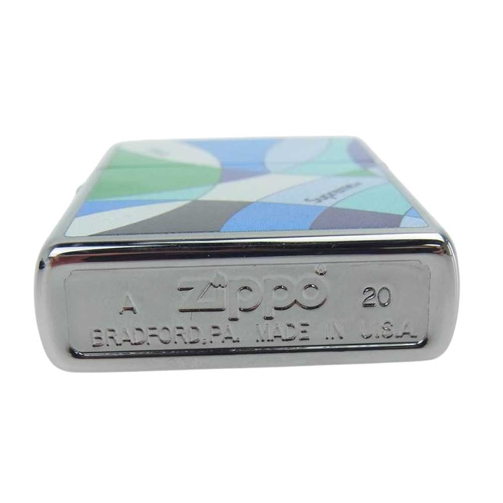 Supreme シュプリーム EMILIO PUCCI ZIPPO ジッポ ライター ブルー系 マルチカラー系【新古品】【未使用】【中古】