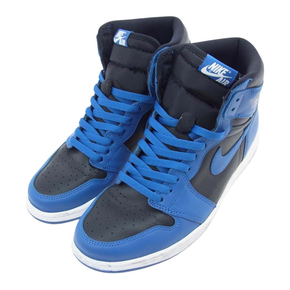 NIKE ナイキ AIR JORDAN 1 エアジョーダン 1 RETRO HIGH OG レトロ ハイカット スニーカー インディゴブルー系 ブラック系 27.5cm【中古】