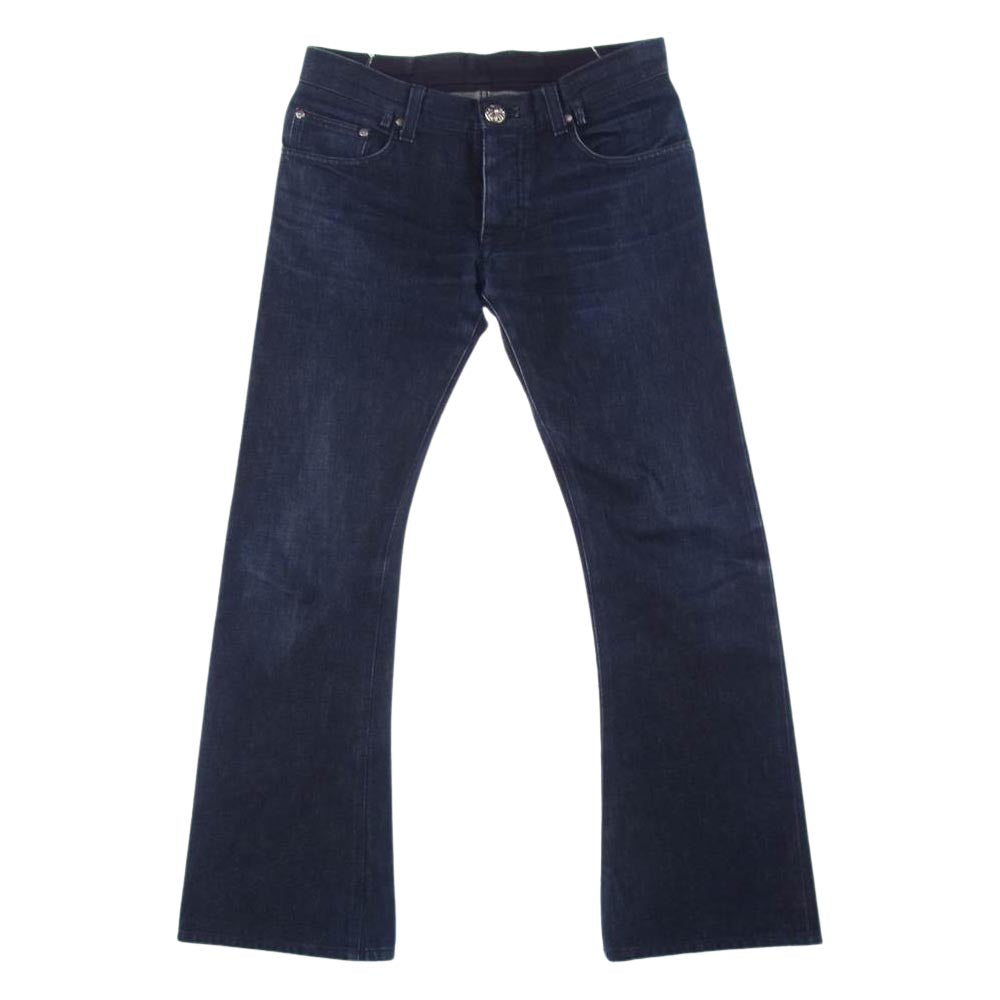 CHROME HEARTS クロムハーツ（原本無） クロスボール ホースシュー ボタン  ブーツカット JVP デニムパンツ インディゴブルー系 31【中古】