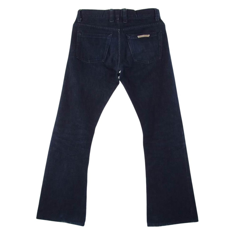 CHROME HEARTS クロムハーツ（原本無） クロスボール ホースシュー ボタン  ブーツカット JVP デニムパンツ インディゴブルー系 31【中古】