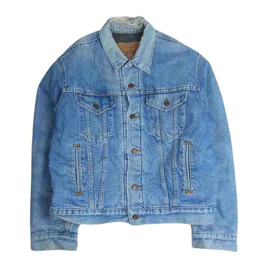 Levi's リーバイス 70505-0316 90s 裏ブランケットボタン裏刻印527 デニム ジャケット インディゴブルー系 42【中古】
