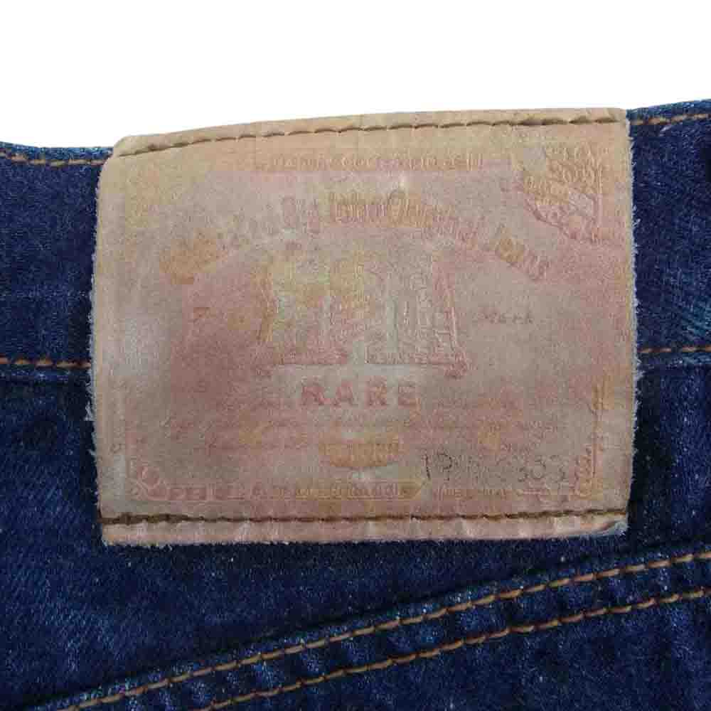 BIG JOHN ビッグジョン R-001 RARE デニム パンツ インディゴブルー系 32【中古】